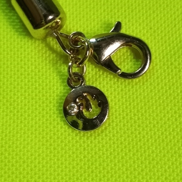 Goldtone cz cubic zirconia round chain bracelet - Picture 4 of 5